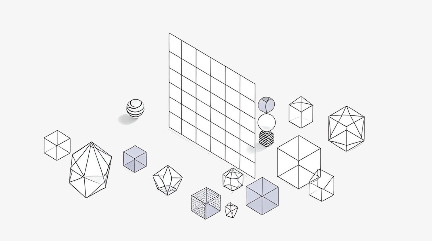 objects ssurround a business model canvas
